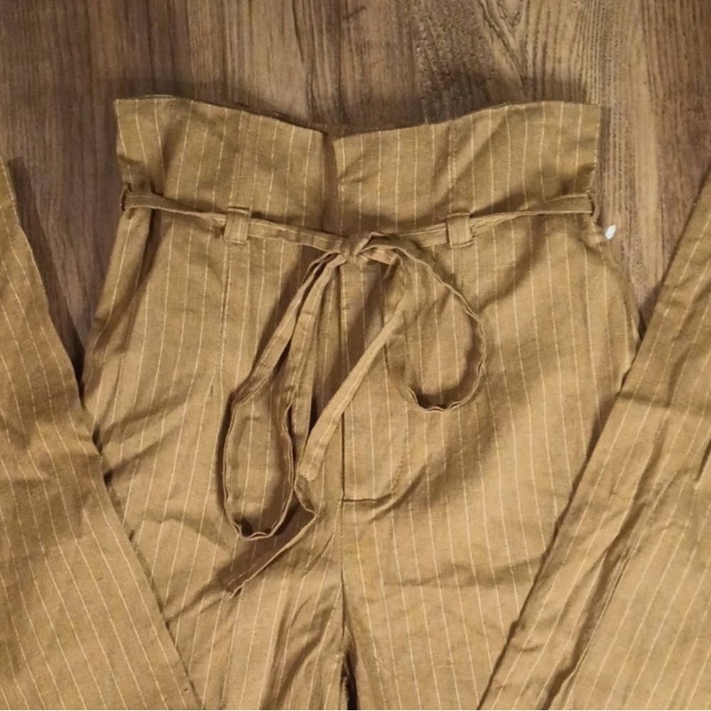Emory Park Brown and Silver PinStripe Wide Leg
Trouser